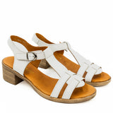 Sandale dama Goretti Din piele naturala D 12-765 alb 