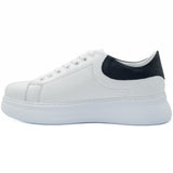 Pantofi dama Anna Viotti din piele naturala D 812 alb-blu