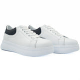 Pantofi dama Anna Viotti din piele naturala D 812 alb-blu