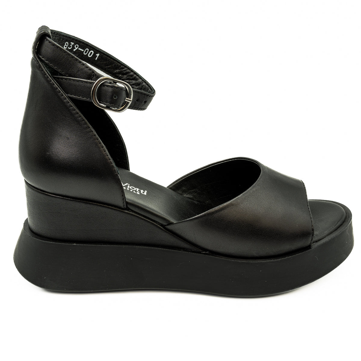 Sandale dama Anna Viotti Din piele naturala D 32 - 839 negru