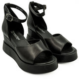 Sandale dama Anna Viotti Din piele naturala D 32 - 840 negru