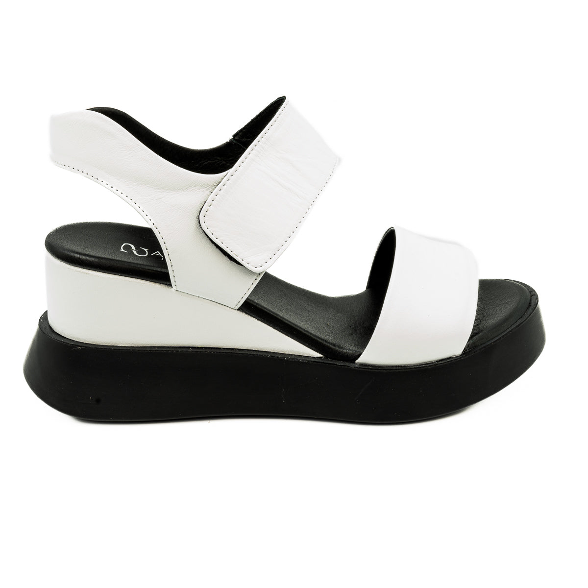 Sandale dama Anna Viotti Din piele naturala D 32 - 840 alb