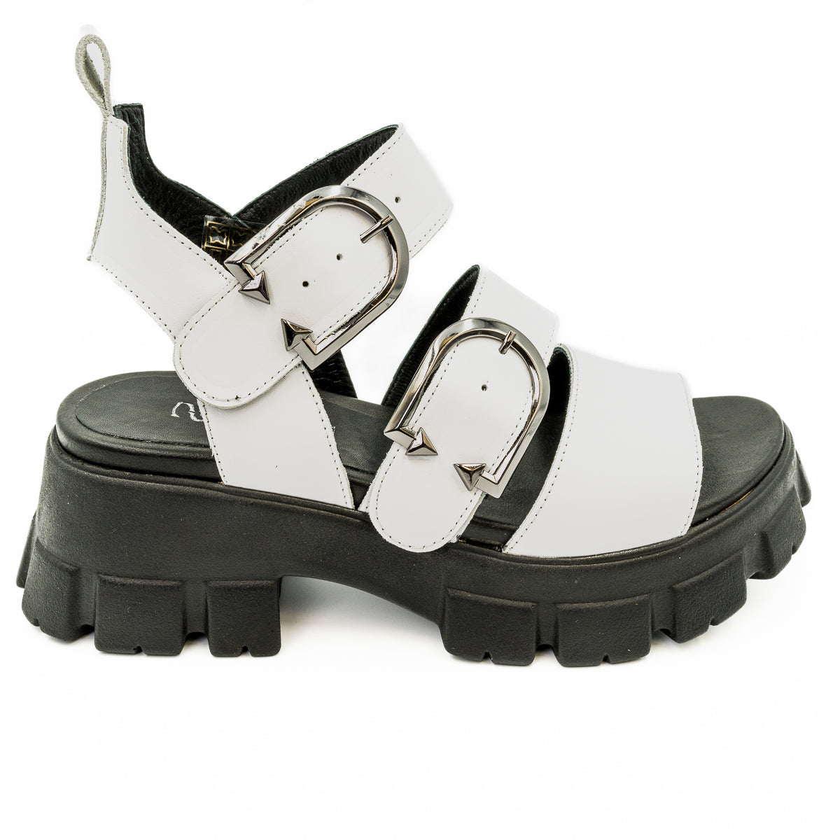   Sandale dama Anna Viotti Din piele naturala D 32 - 854 alb