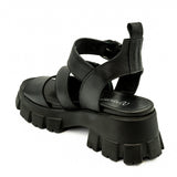  Sandale dama Anna Viotti Din piele naturala D 32 - 854 negru 