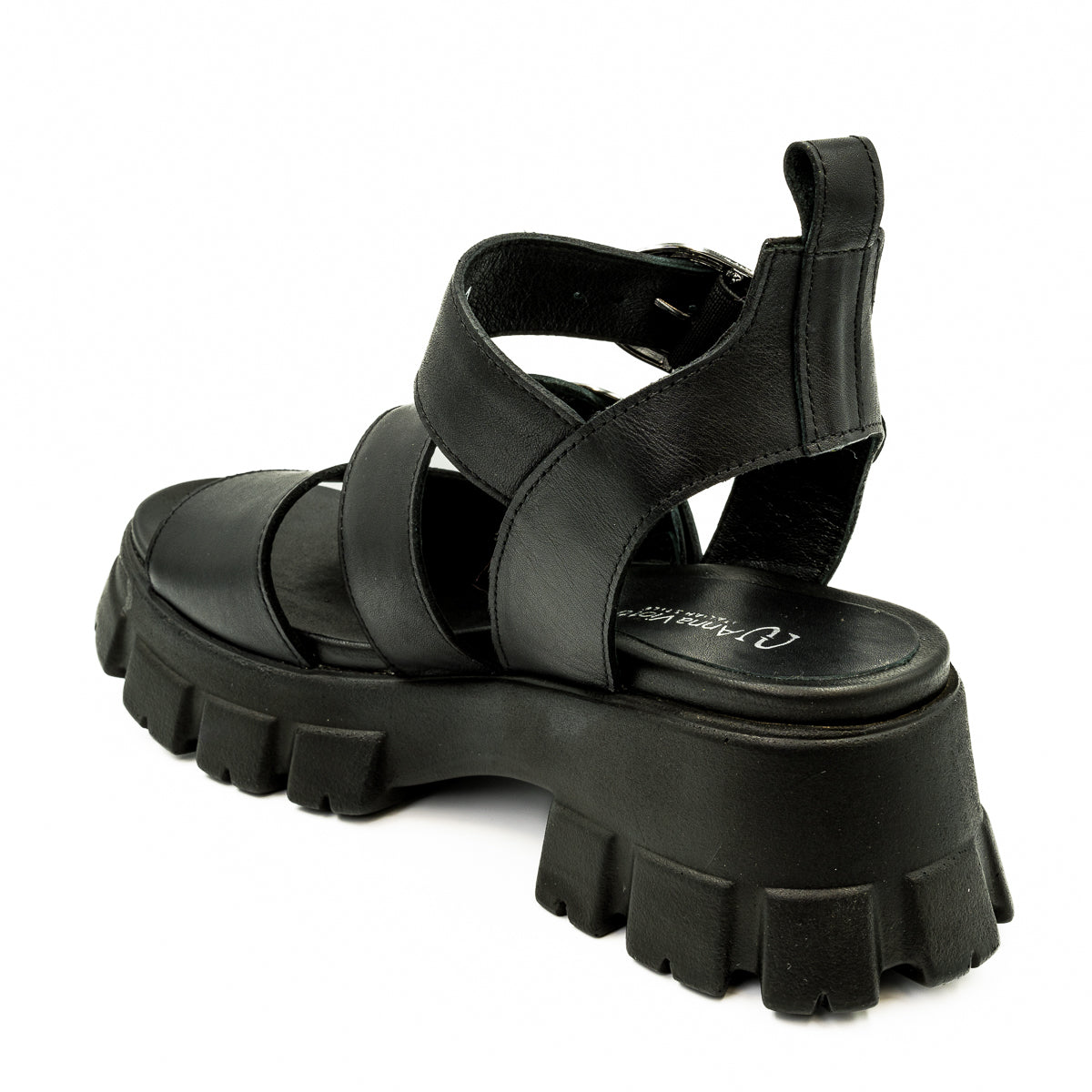  Sandale dama Anna Viotti Din piele naturala D 32 - 854 negru 