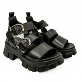  Sandale dama Anna Viotti Din piele naturala D 32 - 854 negru 