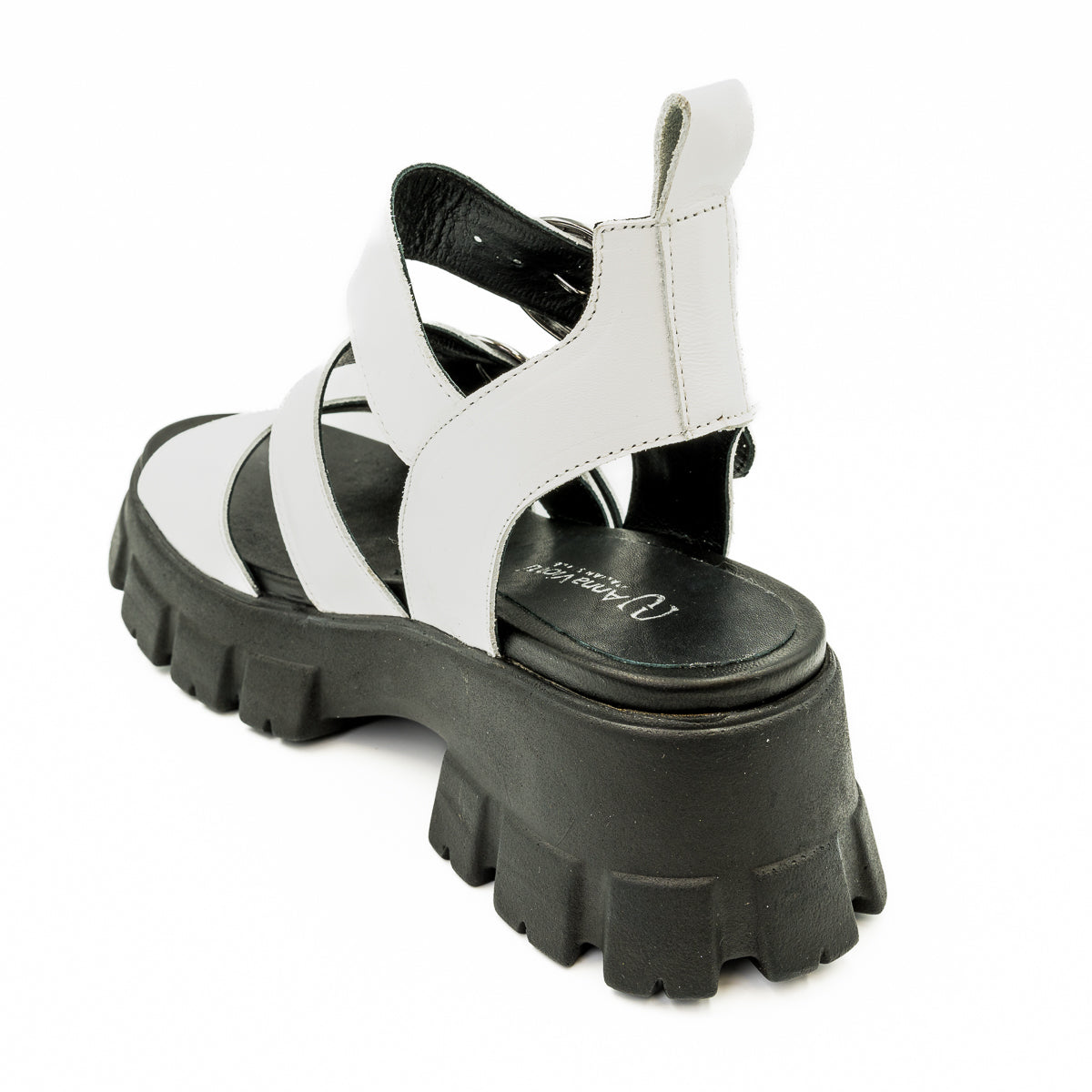   Sandale dama Anna Viotti Din piele naturala D 32 - 854 alb