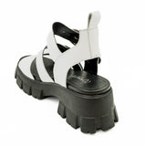   Sandale dama Anna Viotti Din piele naturala D 32 - 854 alb