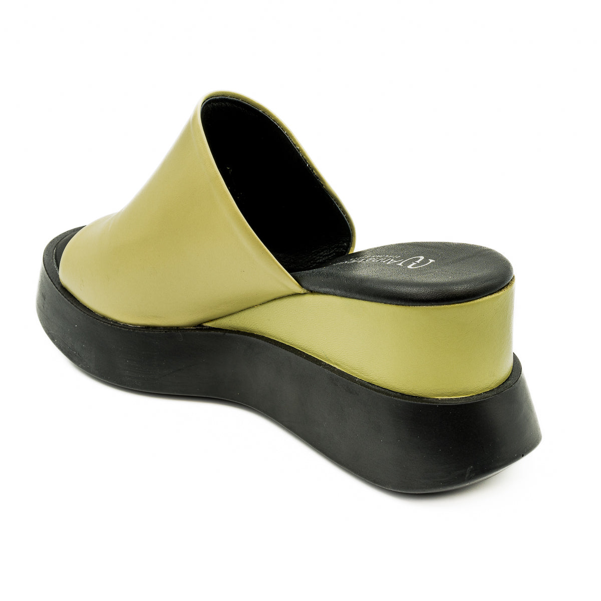 Slapi dama Anna Viotti Din piele naturala D 32-862 verde