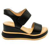 Sandale dama Anna Viotti din piele naturala cu scai negre 47-978