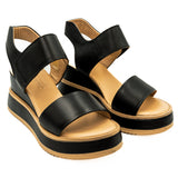 Sandale dama Anna Viotti din piele naturala cu scai negre 47-978