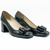 Pantofi dama Anna Viotti din piele naturala D F52 negru