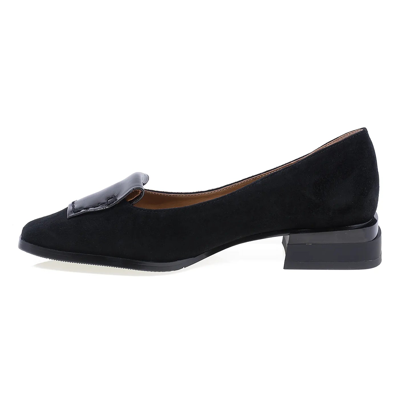Pantofi dama eleganti Feeling piele intoarsa H8978333 negru