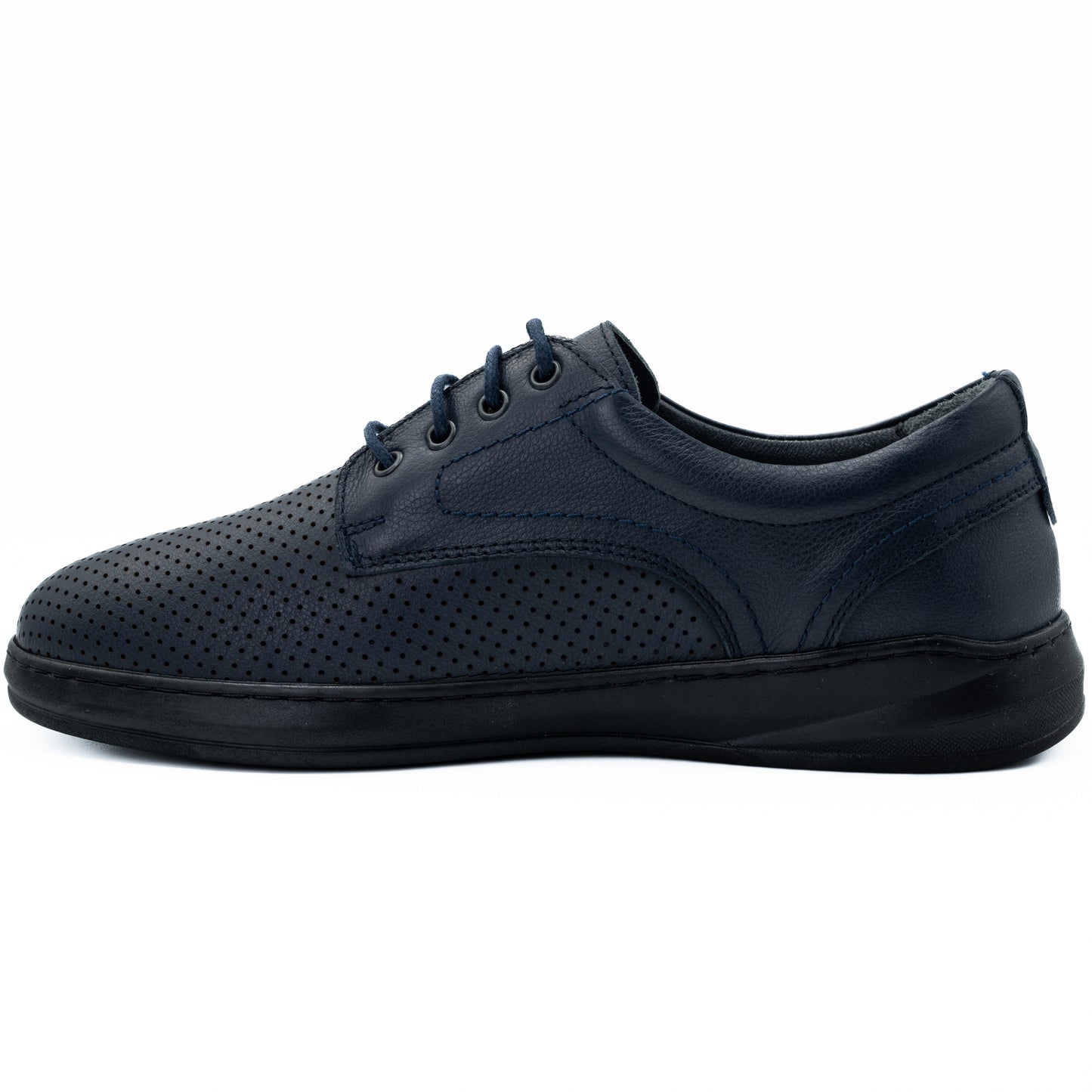 Pantofi barbati Goretti din piele naturala B36-1669 blu