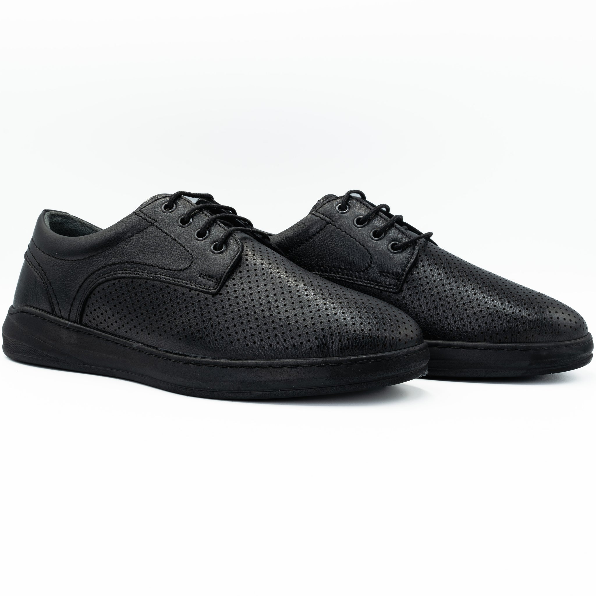 Pantofi barbati Goretti din piele naturala B36-1669 negru