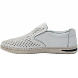 Pantofi barbati Goretti din piele naturala  36-0419 alb