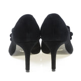 Pantofi dama eleganti din piele intoarsa Guban D1258 negru-4