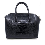 Geantă damă Anna Viotti piele naturala CSS1949A001 neagra