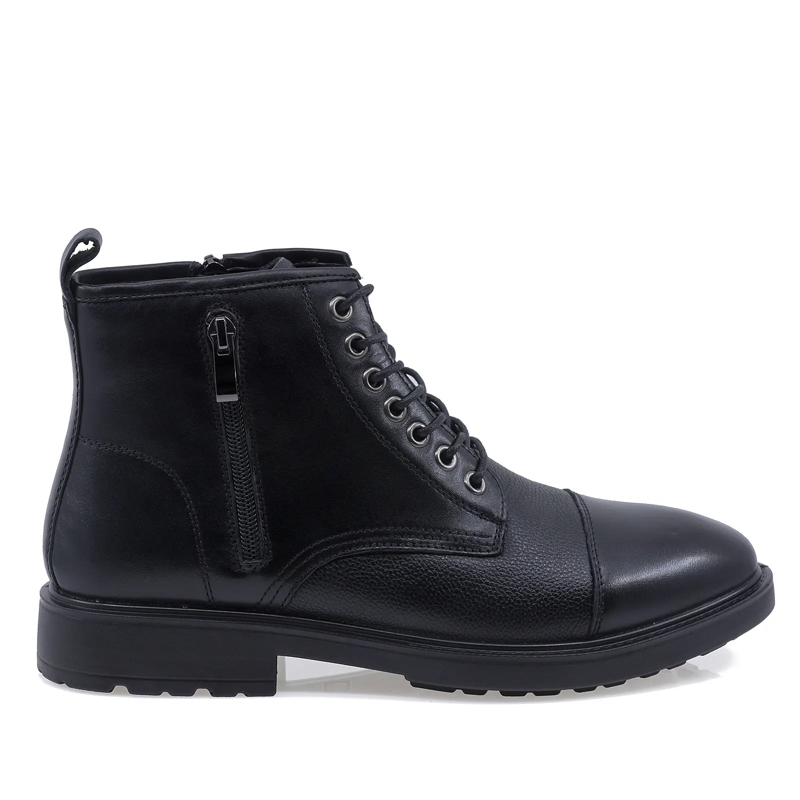 Ghete barbati casual Goretti piele naturala B111-F252901 negre
