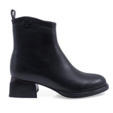 Ghete Dama Elegante Anna Viotti Piele Naturala D105-4157R-A397-YT64-773-521 negre