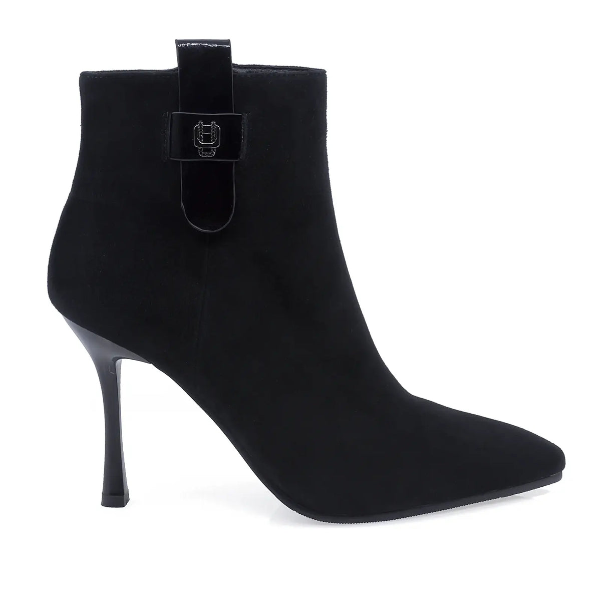 Ghete Dama Elegante Anna Viotti Piele intoarsa D105-8009R-F9-SY01-NT35 negre