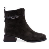 Ghete Dama Elegante Anna Viotti Piele Intoarsa D105-8010R-F25-FR641-1141-111 maro