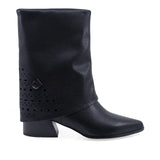 Ghete Dama Casual Anna Viotti Piele Naturala D105-8071R-F256-NT1 negre