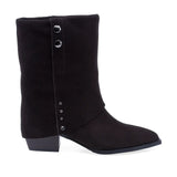 Ghete Dama Casual Anna Viotti Piele Intoarsa D105-B13R-141-N43 maro