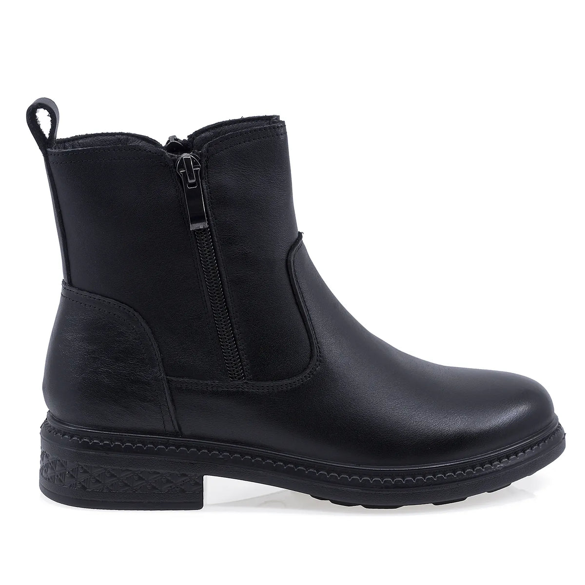 Ghete Dama Casual Anna Viotti Piele Naturala D111-26AW21 negre