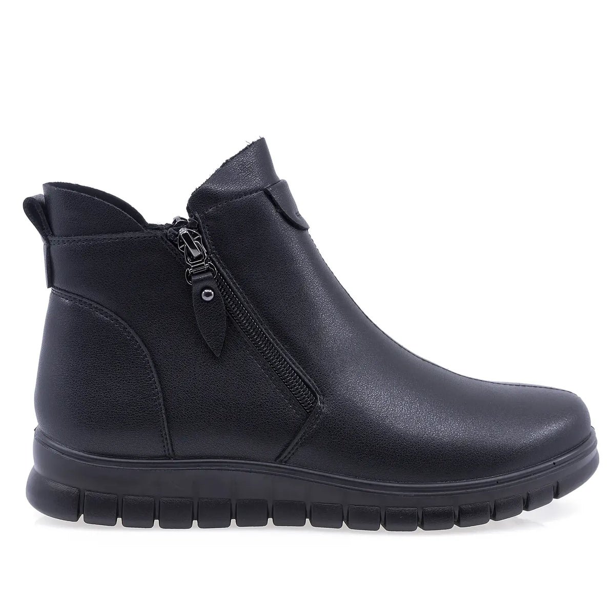 Ghete Dama Casual Anna Viotti Piele Naturala D111-MB220281 negre