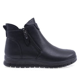 Ghete Dama Casual Anna Viotti Piele Naturala D111-MB220281 negre