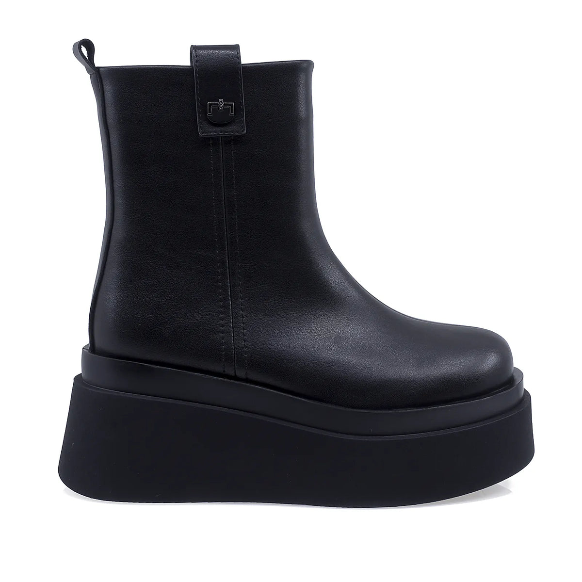 Ghete Dama Casual Anna Viotti Piele Naturala D122-A1381-K903 negre
