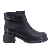 Ghete dama casual Anna Viotti piele naturala D111-5F17001-1 negre