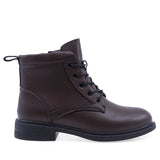 Ghete dama casual Anna Viotti piele naturala D111-B30047 maro
