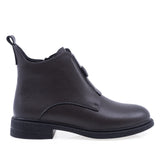 Ghete dama casual Anna Viotti piele naturala D111-B30058 gri