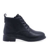 Ghete dama casual Anna Viotti piele naturala D111-B4432 negre