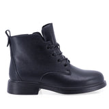 Ghete dama casual Anna Viotti piele naturala D111-B6181 negre