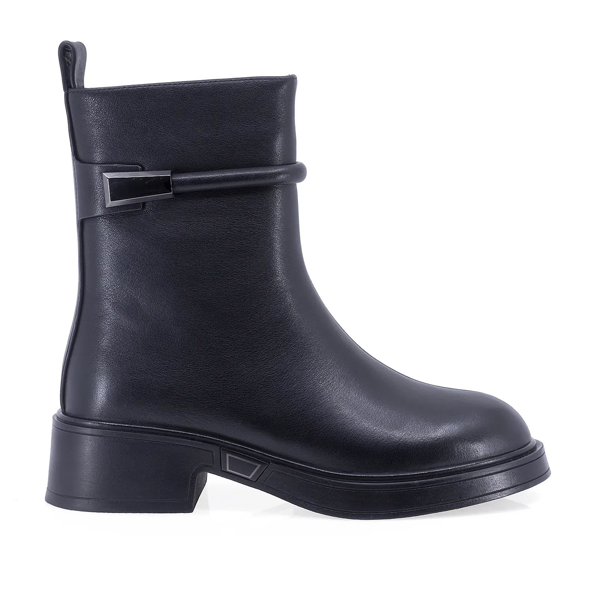 Ghete dama casual Anna Viotti piele naturala D123-Y766-7A77-M2198-A15 negre
