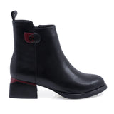 Ghete Dama Elegante Anna Viotti Piele Naturala D105-4157R-NT01-820-350 negre