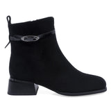 Ghete Dama Elegante Anna Viotti Piele Intoarsa D105-8010R-F25-SY01-1141-01 negre