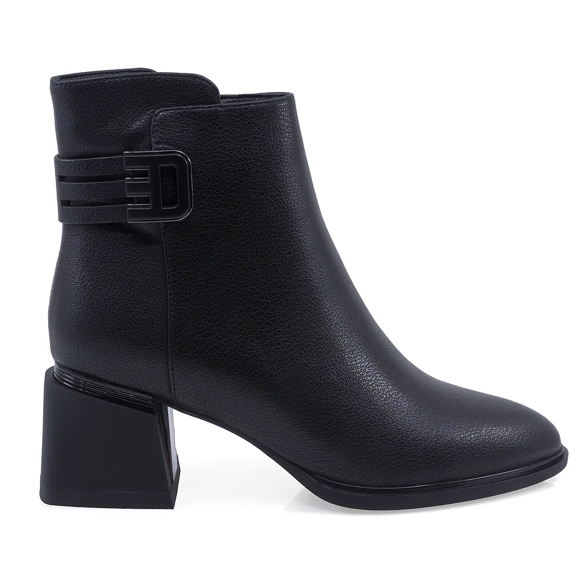Ghete Dama Elegante Anna Viotti Piele Naturala D105-8033R-F73-NT18 negre