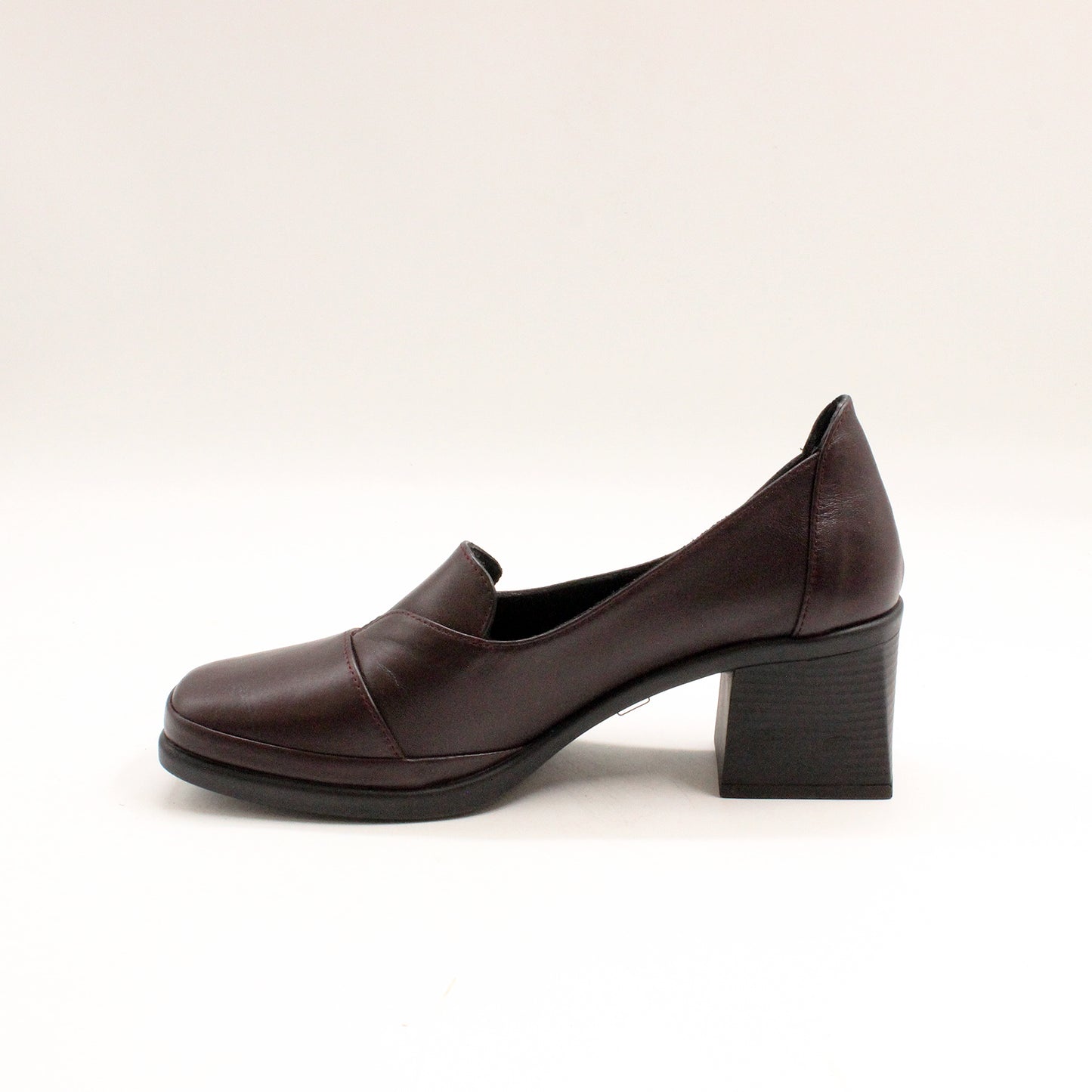 Pantofi Eleganți Damă Anna Viotti Piele Naturală D13-945 bordo