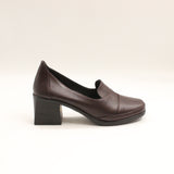 Pantofi Eleganți Damă Anna Viotti Piele Naturală D13-945 bordo