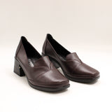 Pantofi Eleganți Damă Anna Viotti Piele Naturală D13-945 bordo