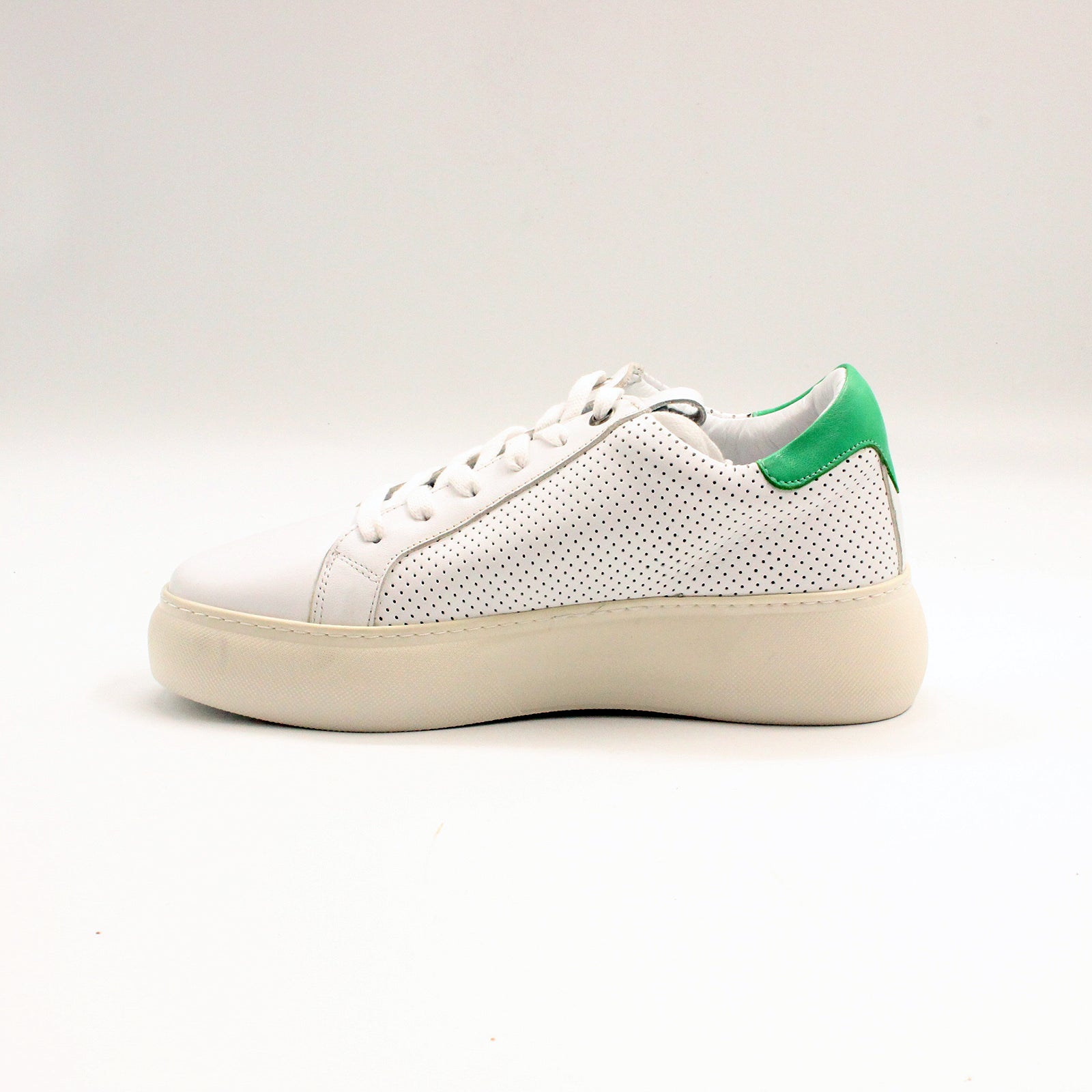 Pantofi Dama Casual Anna Viotti Piele Naturala D55-198138 alb