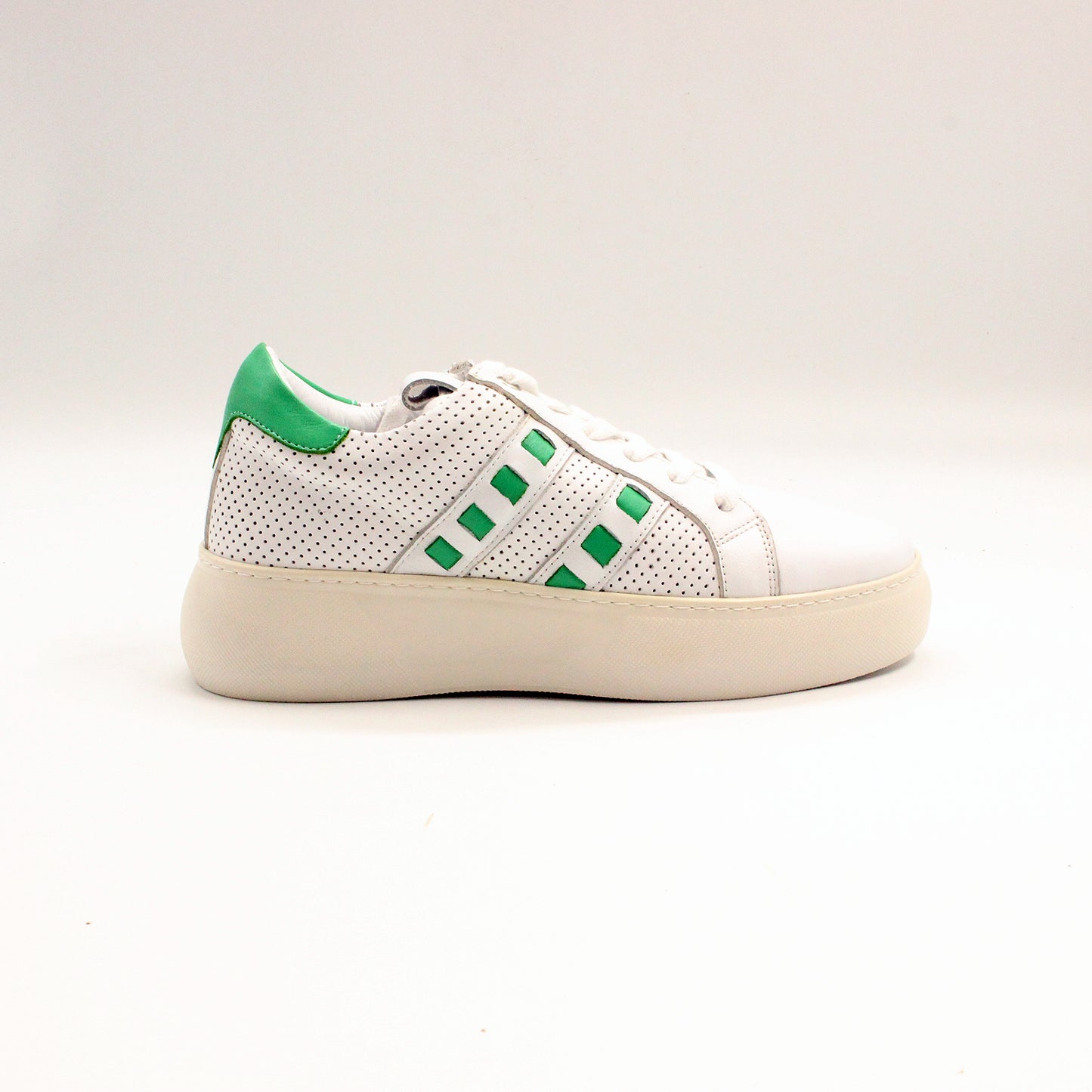 Pantofi Dama Casual Anna Viotti Piele Naturala D55-198138 alb