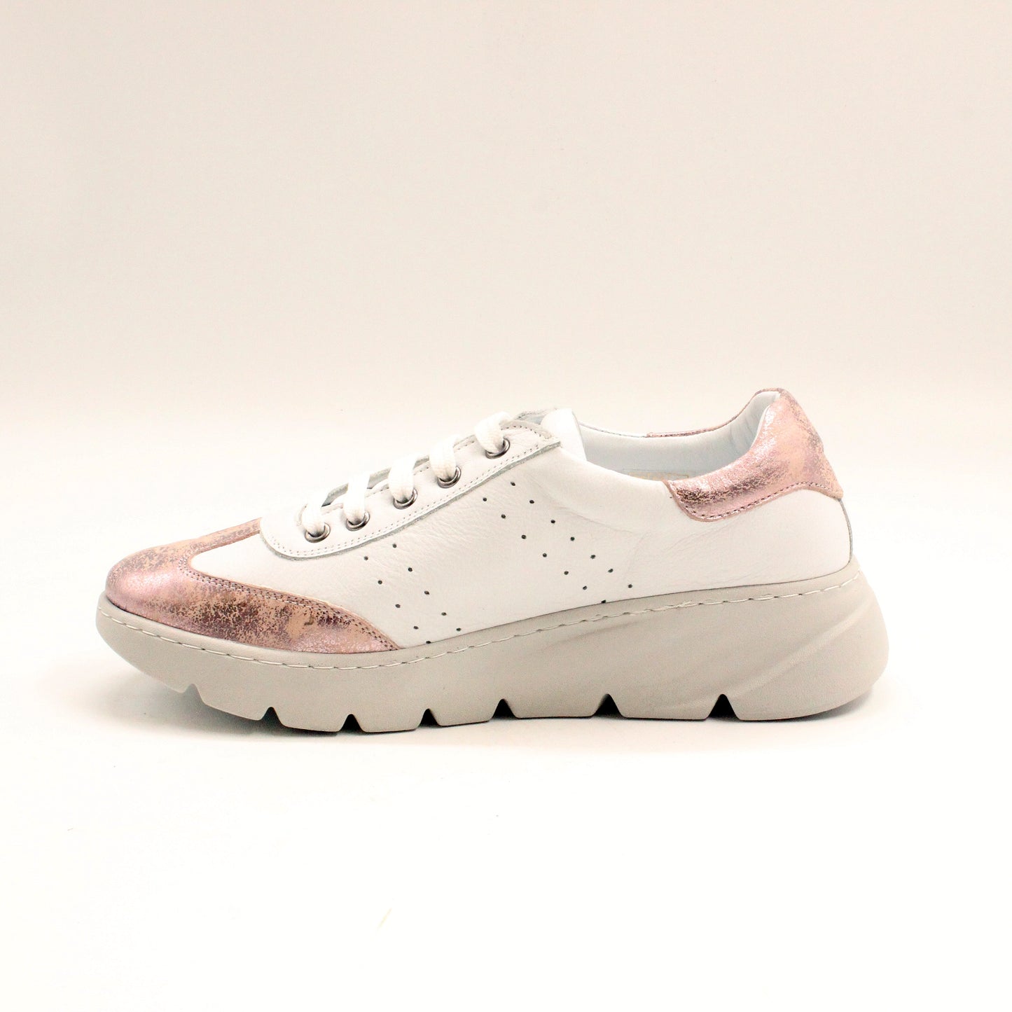 Pantofi Dama Casual Piele NaturalaD54-602 alb