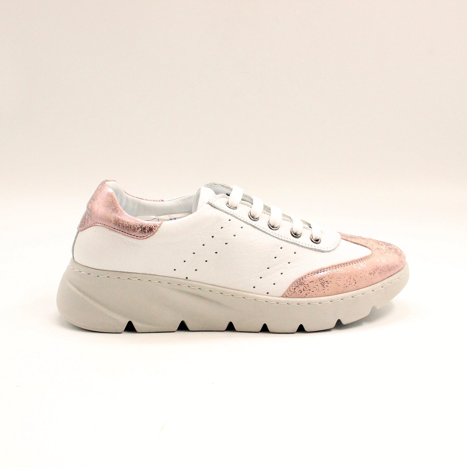 Pantofi Dama Casual Piele NaturalaD54-602 alb