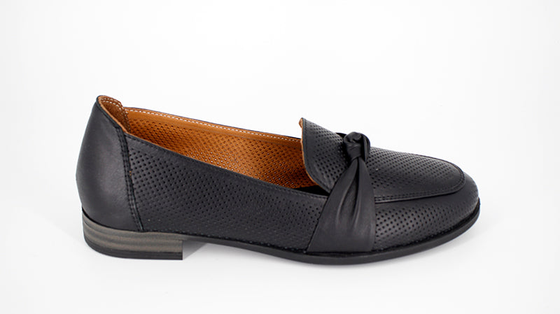 PANTOFI DAMA ANNA VIOTTI DIN PIELE NATURALA NEGRU  - 160