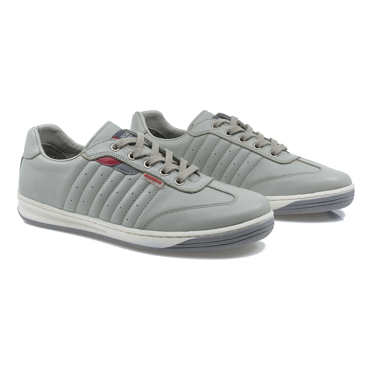 Pantofi barbati casual Goretti piele naturala B36-GR0843-4782 gri-bej